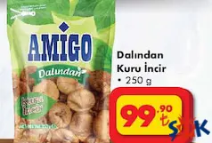 AMİGO KURU İNCİR 250 G fiyat ve kampanya bilgisi